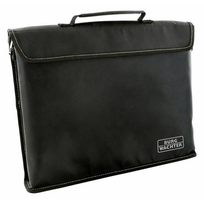 Burg-Wächter feuerfeste Tasche Fire-Bag FB 500, 275x335x60 mm, schwarz, DIN A4, Wasserabweisend