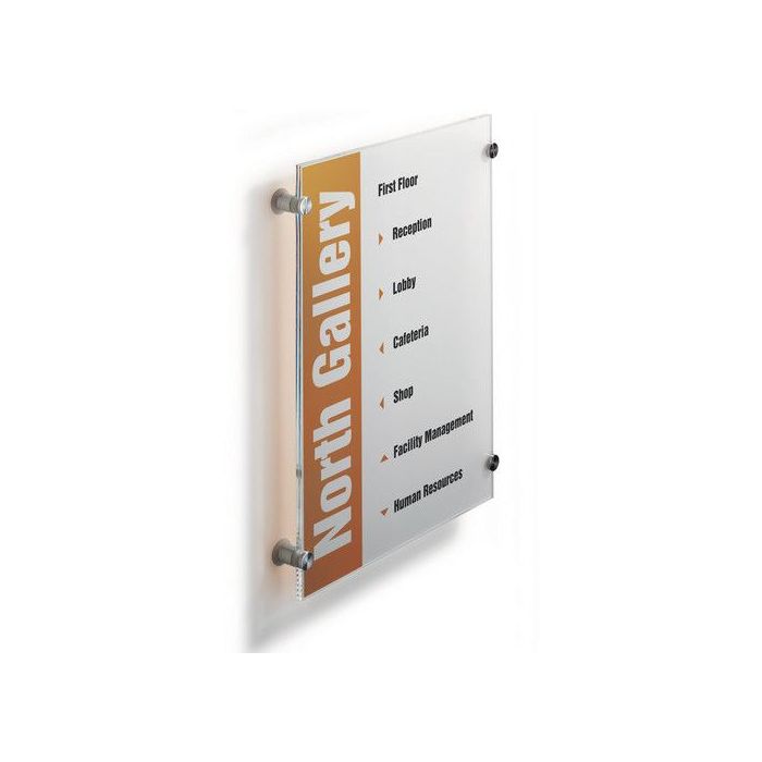 Türschild CRYSTAL SIGN, Plexiglas, kristallklar,