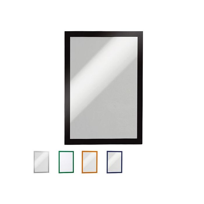 Magnetrahmen DURAFRAME, selbstklebend, DIN A4, 2 Stück, verschiedene Farben