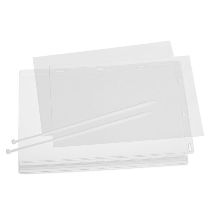 Plakattasche wasserdicht DIN A4 mit Kabelbinder, 5 Stück