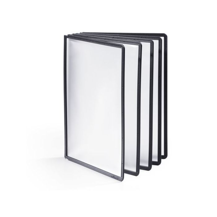 Sichttafeln für Sichttafelsystem Durable Sherpa® und Vario®, DIN A4, schwarz, 5 Stück