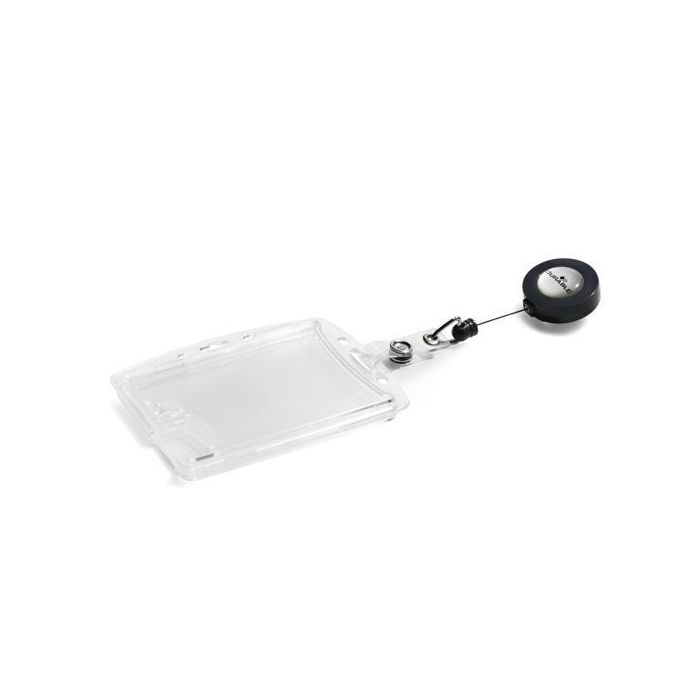 Betriebsausweishülle "DUO" für 2 Betriebsausweise mit Jojo, 85x54 mm