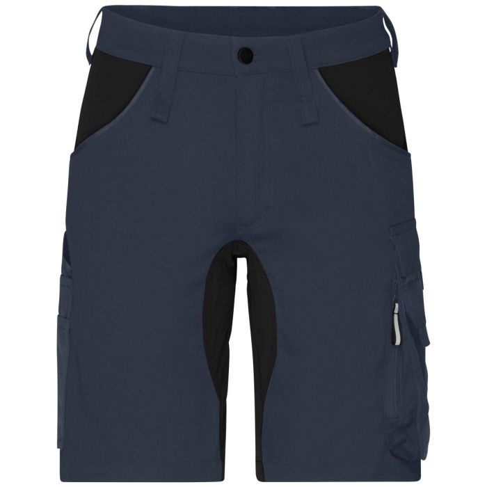 Workwear Stretch-Bermuda Slim Line, carbon/black, CORDURA® verstärkte Taschen- u. eingriffe