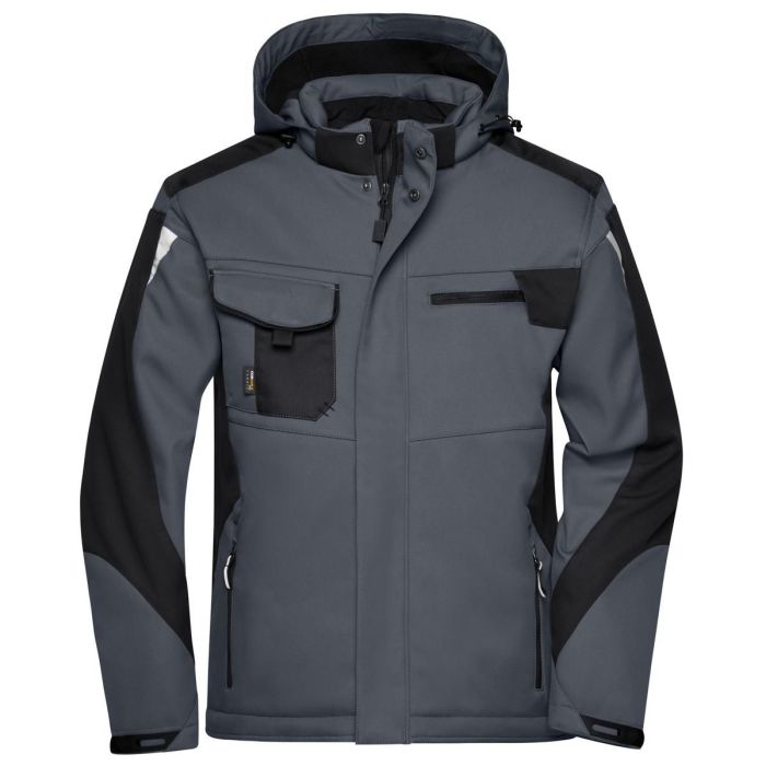 Softshelljacke mit CORDURA®-Verstärkung, warm gefüttert, winddicht u. atmungsaktiv, div. Taschen