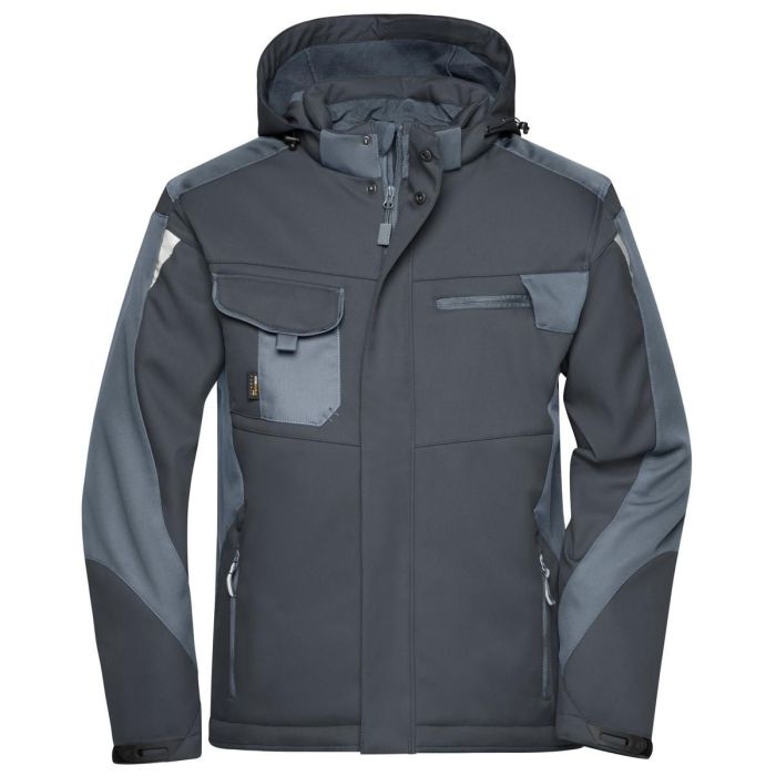 Softshelljacke mit CORDURA®-Verstärkung, warm gefüttert, winddicht u. atmungsaktiv, div. Taschen