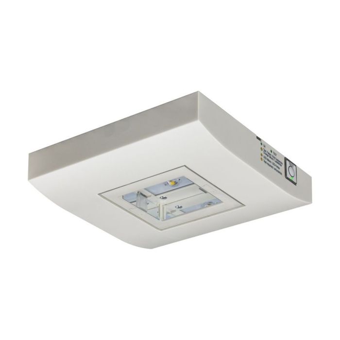 Sicherheitsleuchte Eaton GuideLed SL III 13822.2, Deckenaufbau Flächenausleuchtg, 195 x 195 x 40 mm