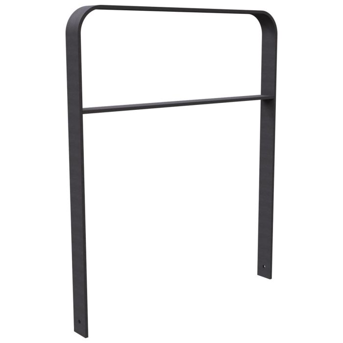 Flachstahlbügel gebogen 80x12mm, Einbetonieren, 1200x1000 mm (HxB), Querholm, Eisenglimmer