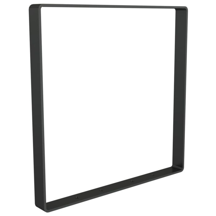 Anlehnbügel 800mm, Aufdübeln, Flachstahl gebogen 70x10mm, Gesamthöhe 800mm, Eisenglimmer