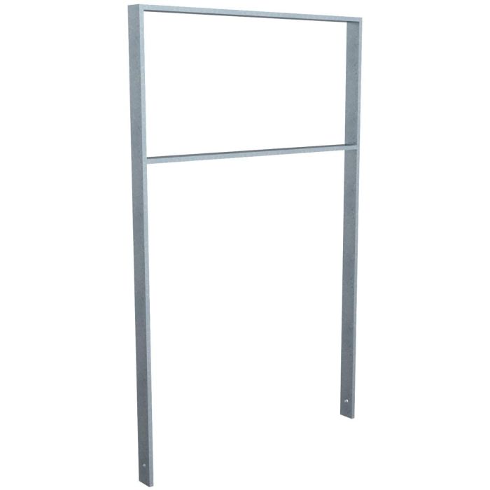 Flachstahlbügel 50x12mm, Einbetonieren, 750x1000 mm (HxB), Querholm, feuerverzinkt