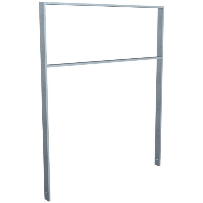 Flachstahlbügel 50x12mm, Einbetonieren, 1200x1000 mm (HxB), Querholm, feuerverzinkt
