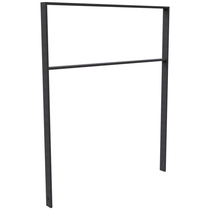 Flachstahlbügel 50x12mm, Einbetonieren, 1200x1000 mm (HxB), Querholm, Eisenglimmer