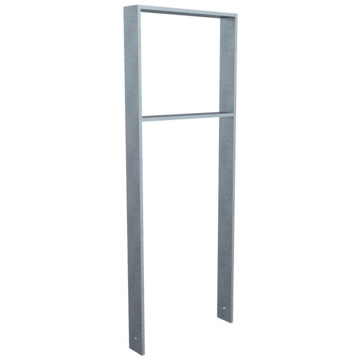 Flachstahlbügel 80x12mm, Einbetonieren, 1200x450 mm (HxB), Querholm, feuerverzinkt