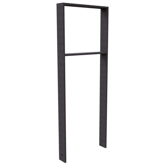 Flachstahlbügel 80x12mm, Einbetonieren, 1200x450 mm (HxB), Querholm, Eisenglimmer