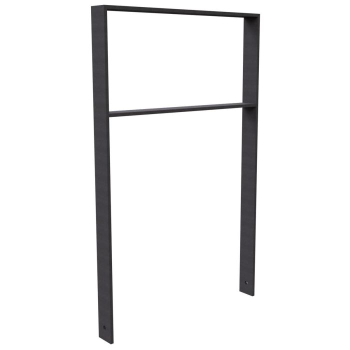 Flachstahlbügel 80x12mm, Einbetonieren, 1200x750 mm (HxB), Querholm, Eisenglimmer