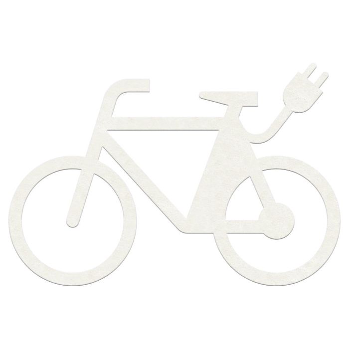 PREMARK Bodenzeichen Thermoplastik,  E-Bike, 500 x 332 mm