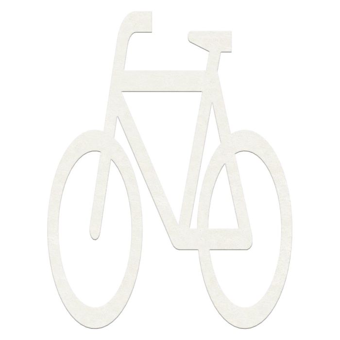 PREMARK Bodenzeichen Thermoplastik,  Fahrrad, gem. RMS