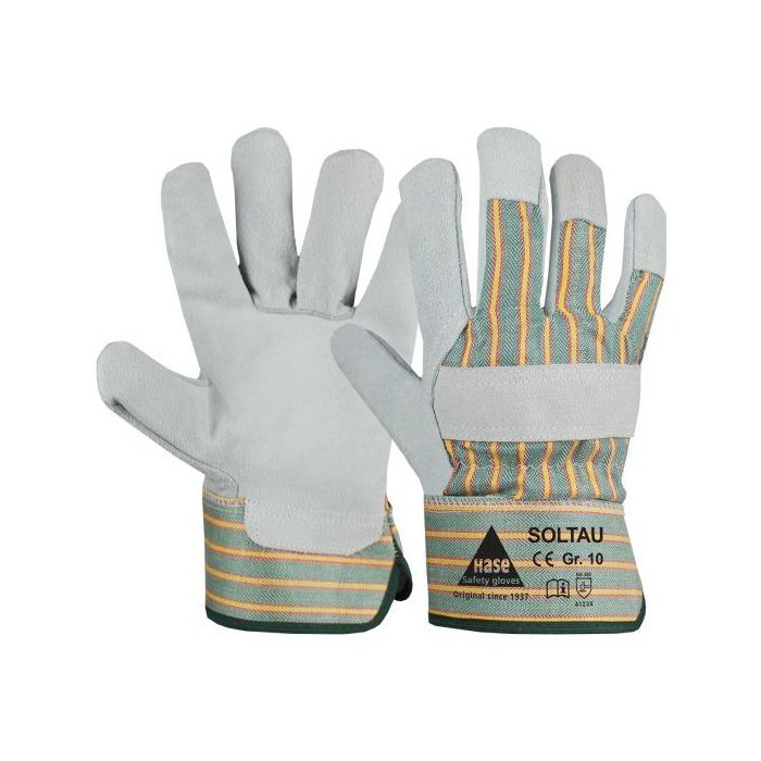 Hase Lederhandschuhe Soltau, 12 Paar