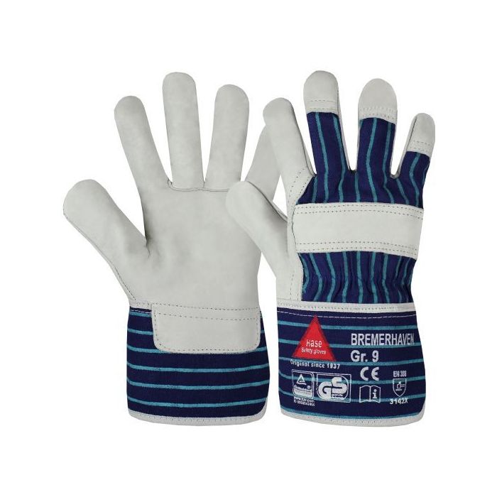 Hase Lederhandschuhe Bremerhaven, 12 Paar