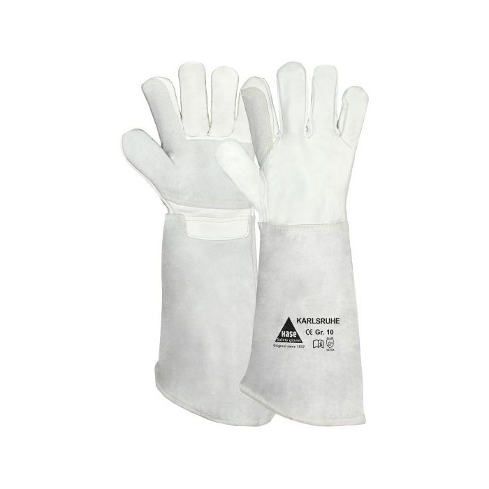 Hase Schnittschutzhandschuhe Karlsruhe, Überlänge 45 cm, Größe 10, 6 Paar
