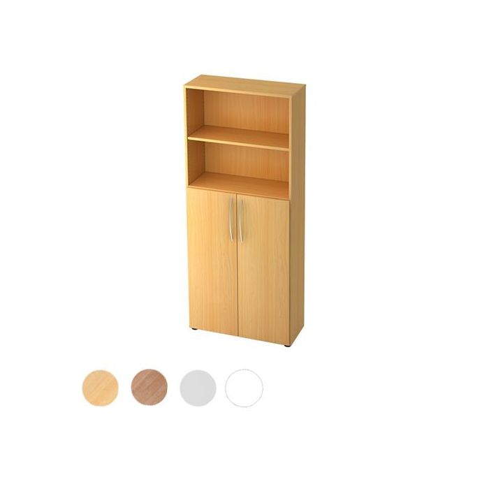 Hammerbacher Kombischrank Comfortline, 5 Ordnerhöhen, 80 x 34,7 x 188 cm