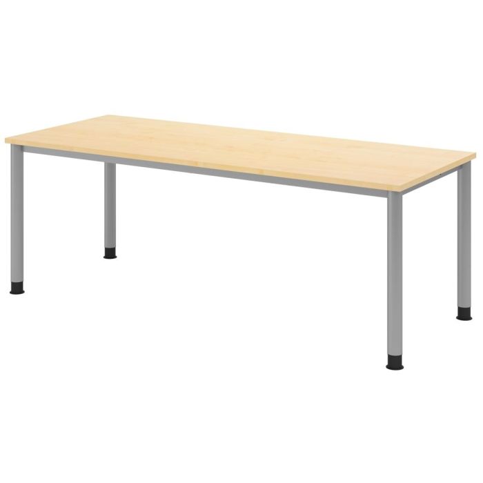 Hammerbacher Schreibtisch Hanna, 200 x 80 cm, höhenverstellbar von 68,5 bis 81 cm, ahorn