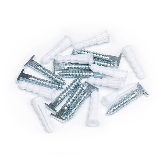 T-Schrauben 6 x 37 mm + Fischer Dübel Sx8 10 Schrauben + 10 Dübel/VE