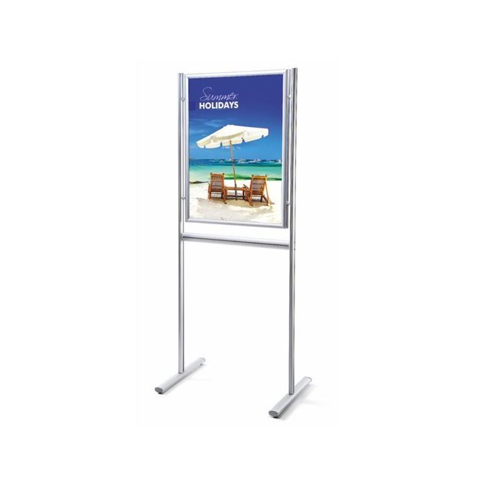 Plakatständer mit Klapprahmen, verschiedene Formate, zur ein- o. doppelseitigen Verwendung