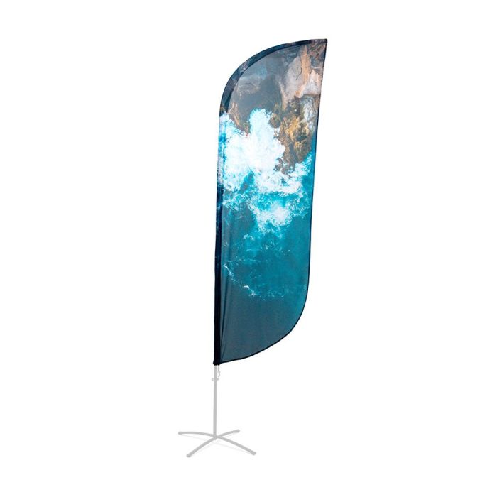 Beachflag Alu Paddle, Vers. Größen, Druck einseitig