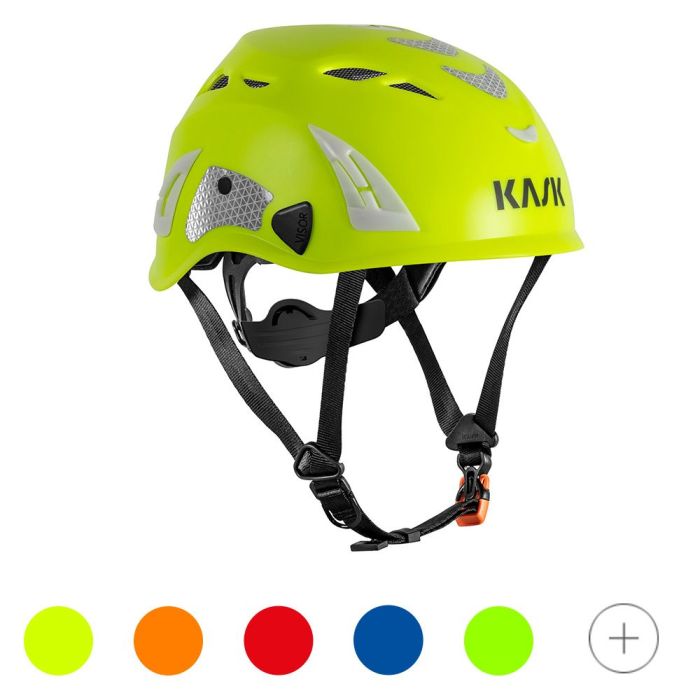 Supeplasma AQ HI VIZ, Industrieschutzhelm, white, fluoreszierende Kappe, WHE00105