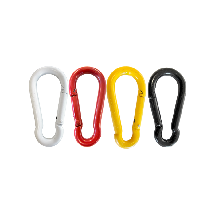Karabinerhaken, Edelstahl, farbig