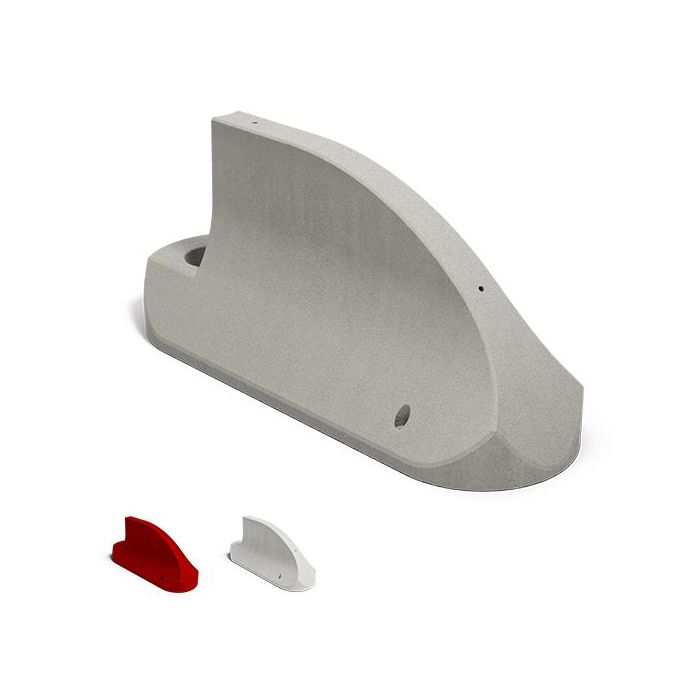 Tasiko® Leitelement Anfangsstein 1000x400x500 mm  mit Schraubvorrichtung und Gelenk