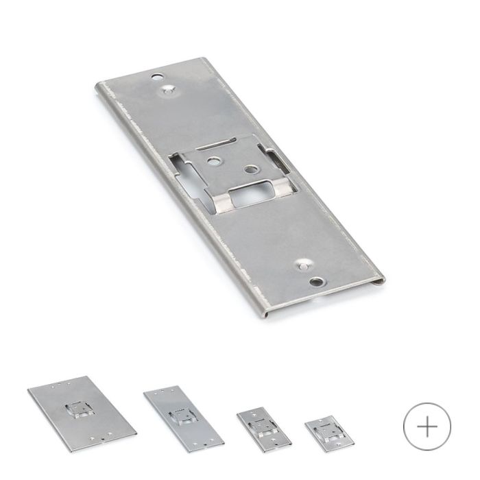 Schilderträger für Gravurschilder zum Einschieben, Edelstahl 1.4301