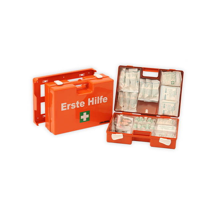 Verbandskoffer SAN mit Inhalt ÖNorm Z 1020 Typ I, orange
