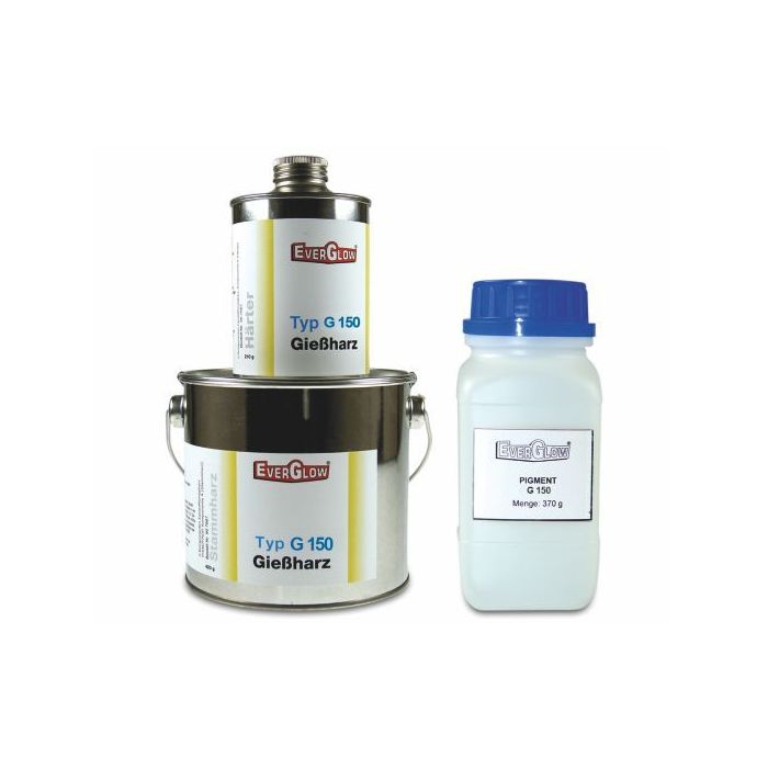 Fluchtwegmarkierung, 2-Komponenten System G 150 Epoxidharz, 150 mcd/qm, EverGlow