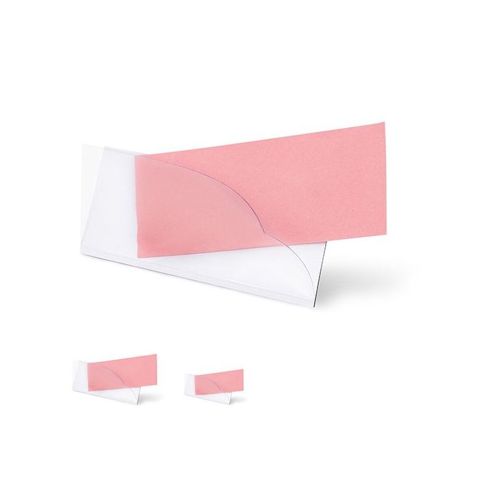 Magnetische Etikettenhalter, oben und seitlich  offen, weiß, in diversen Formaten
