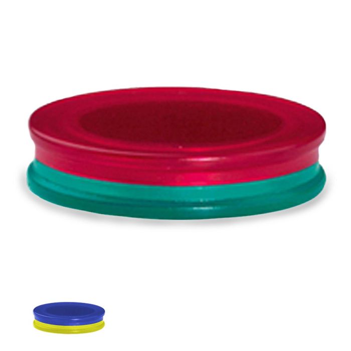 Beidseitig einsetzbarer Markierungsmagnet, rund Ø 25 mm x 6 mm, verschiedene Farben erhältlich