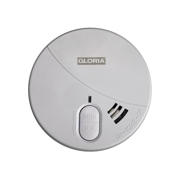 Gloria Rauchmelder RQ-5 ohne Funk, DIN EN14604 5 Jahre Garantie auf Funktion