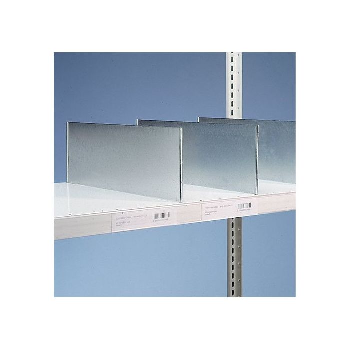 Etikettenschiene 950mm für META CLIP Fachböden, Höhe 38mm, selbstklebend, transparent