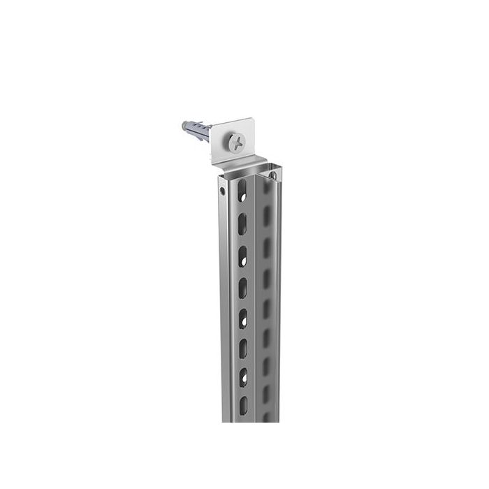 Wandverdübelungsset als Kippsicherung für META CLIP und META COMPACT Grundregale, verzinkt