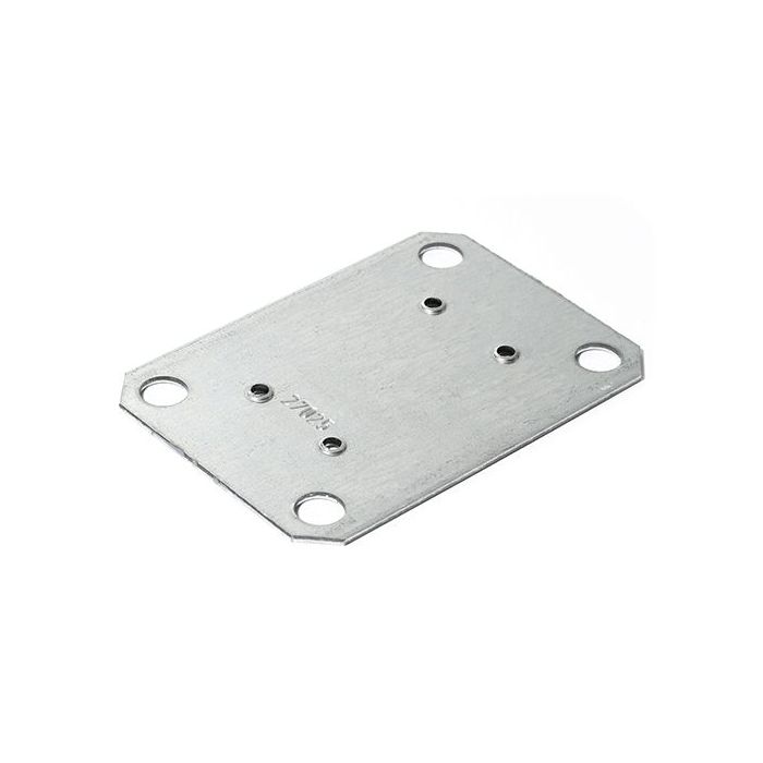 Doppelunterlegplatte 2 mm für Klemmdoppelfüße für META CLIP, verzinkt, 10 Stück