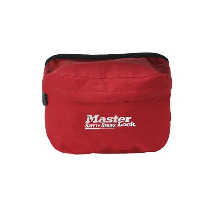 Kompakte Gürteltasche für Vorrichtungen zur Sicherheitsverriegelung, rot
