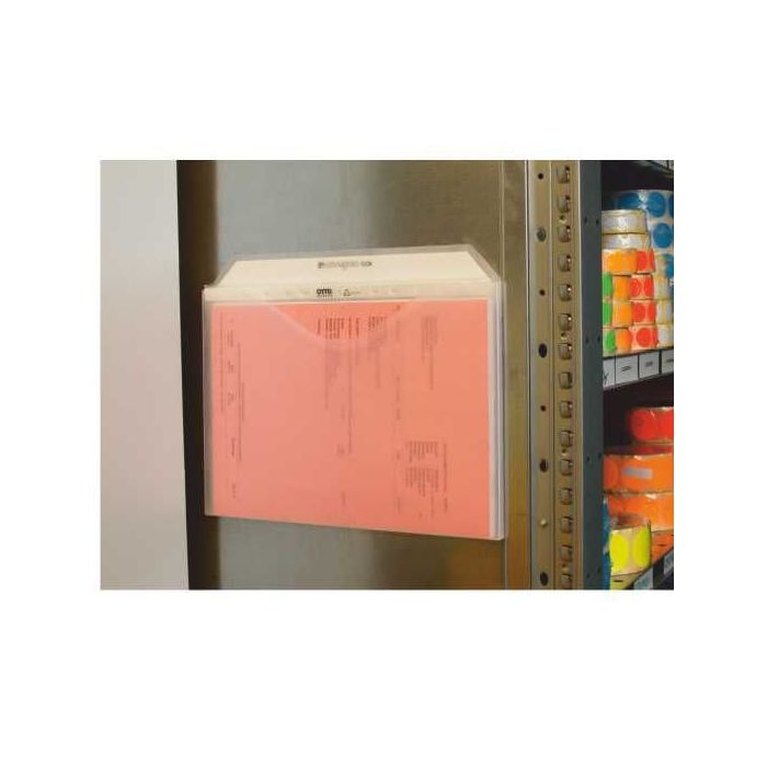 Dokumentenbox, magnetisch, DIN A4 Format, Kunststoff, transparent, 315 x 220 mm