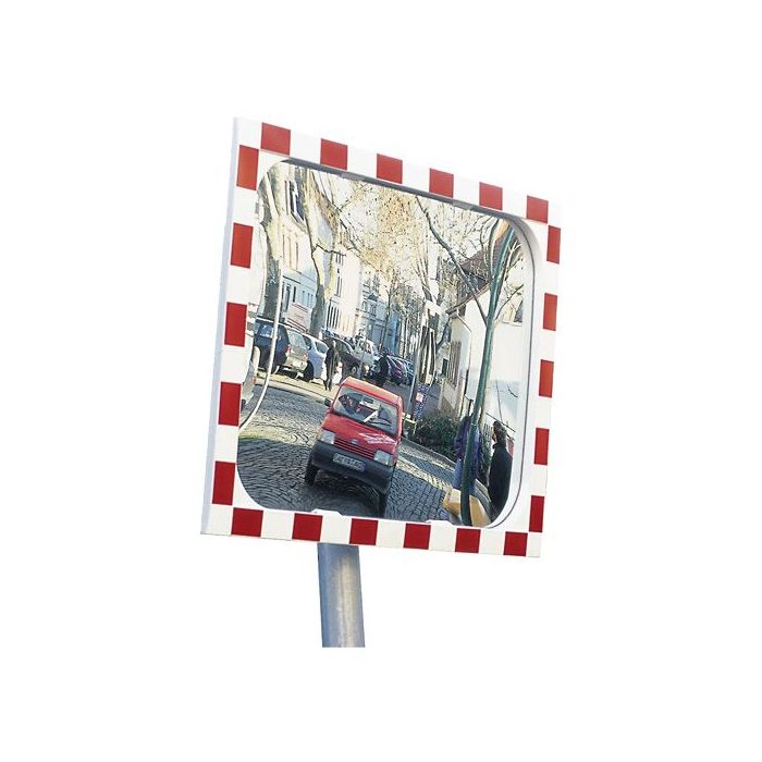 Verkehrsspiegel Diamond, Heizung, Reflektorband, SEKURIT Sicherheitsglas
