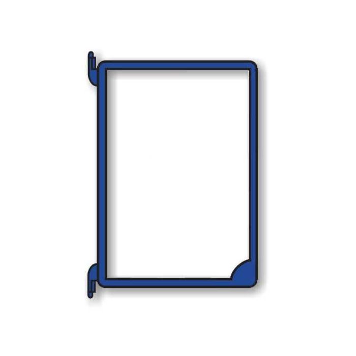 Oechsle Ersatzrahmen für Sichttafelsysteme DIN A4, blau, 5 Stück/VE