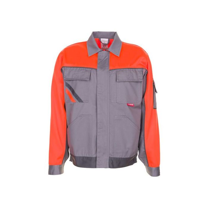 Planam Visline V1 Bundjacke, 2410, grau/orange, Größe 24 - 118