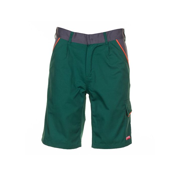 Planam Visline Shorts, 2472, grün/orange, Größe XS - 4XL