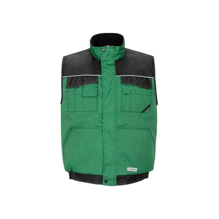 Planam Outdoor Dust Weste Herren, 3316, grün/schwarz