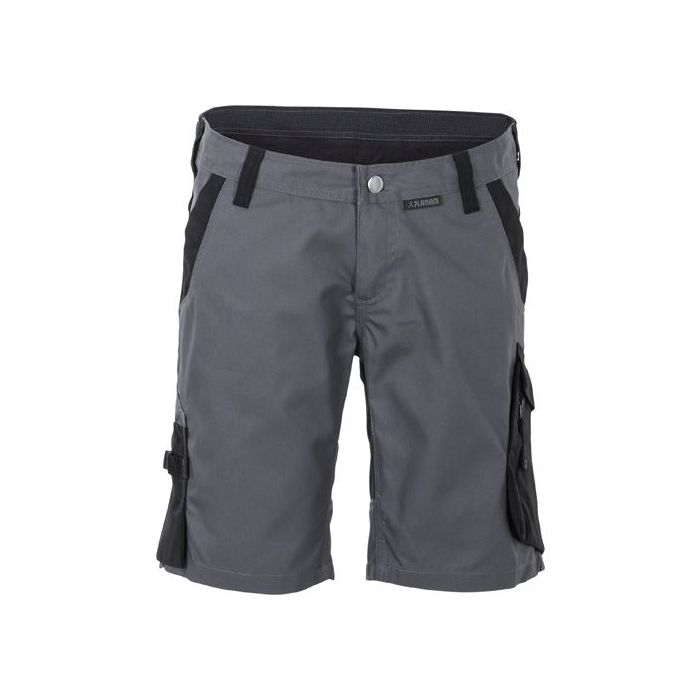 Planam Norit Shorts Damen, 6461, grau/schwarz