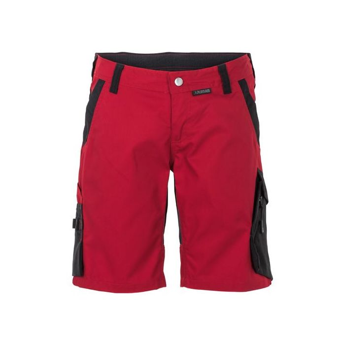 Planam Norit Shorts Damen, 6467, rot/schwarz
