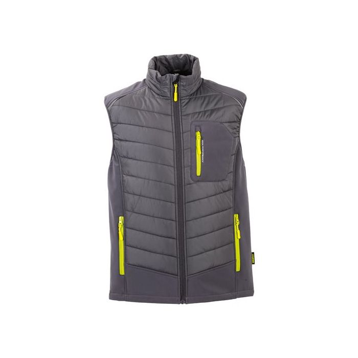 PLANAM Stretchline Winterweste Herren, 6691, grau